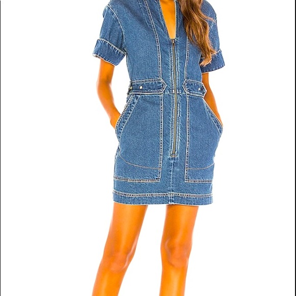 Free People Dresses & Skirts - ❣️FREE PEOPLE❣️”dream on “ denim dress❣️❣️♥️♥️NWT